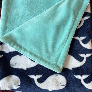 Nautica Kids plush baby blanket 30x40